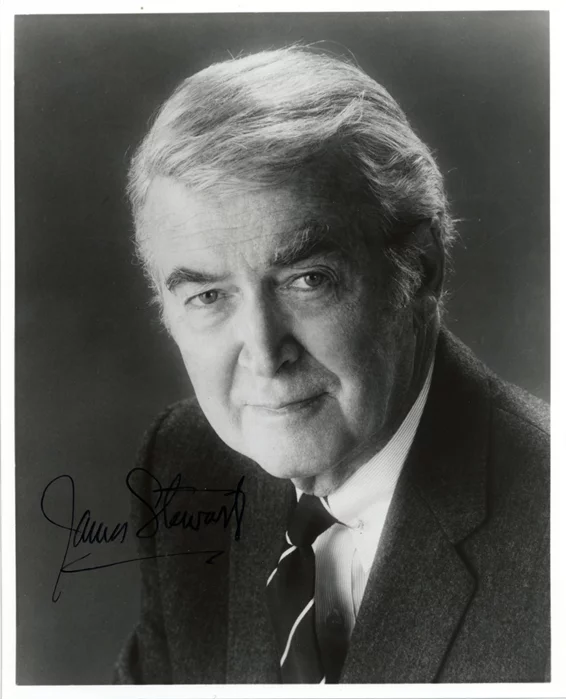 James Stewart autograph
