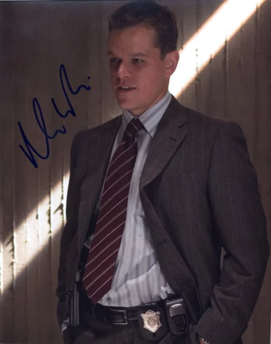 Matt Damon autograph