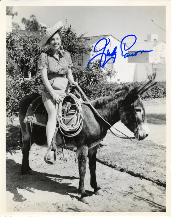 Judy Canova autograph
