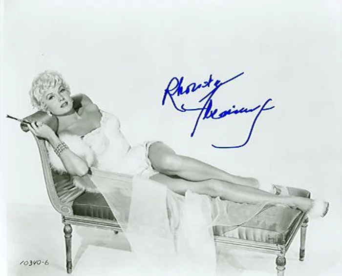 Rhonda Fleming autograph