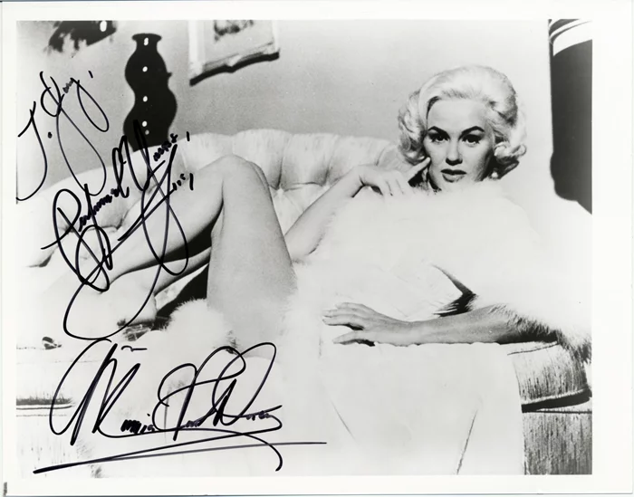 Mamie Van Doren autograph