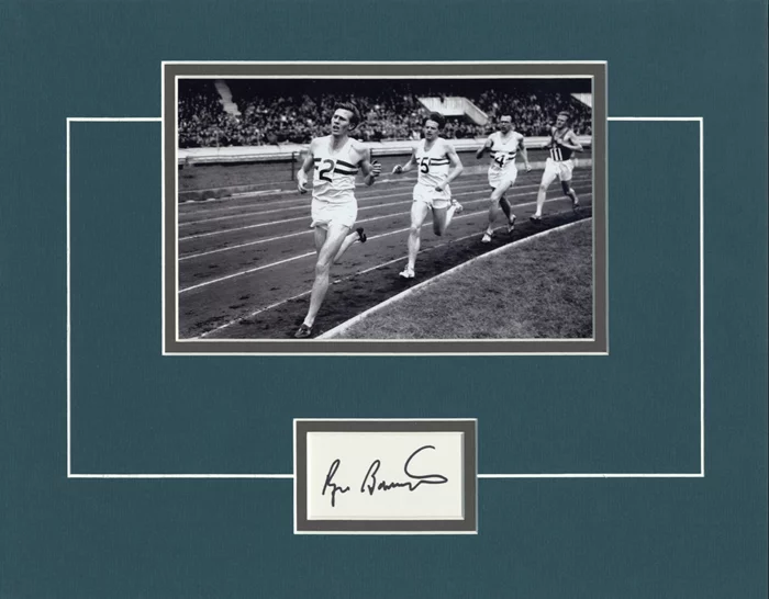 Roger Bannister autograph