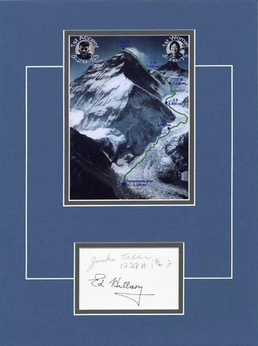 Mt. Everest Exploration autograph