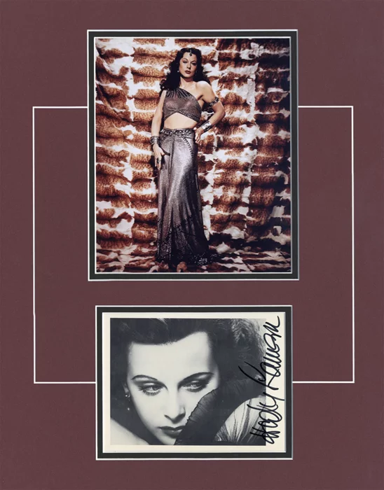 Hedy LaMarr autograph