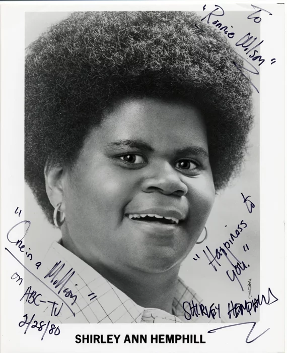 Shirley Ann Hemphill autograph