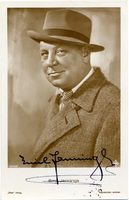 Emil Jannings autograph