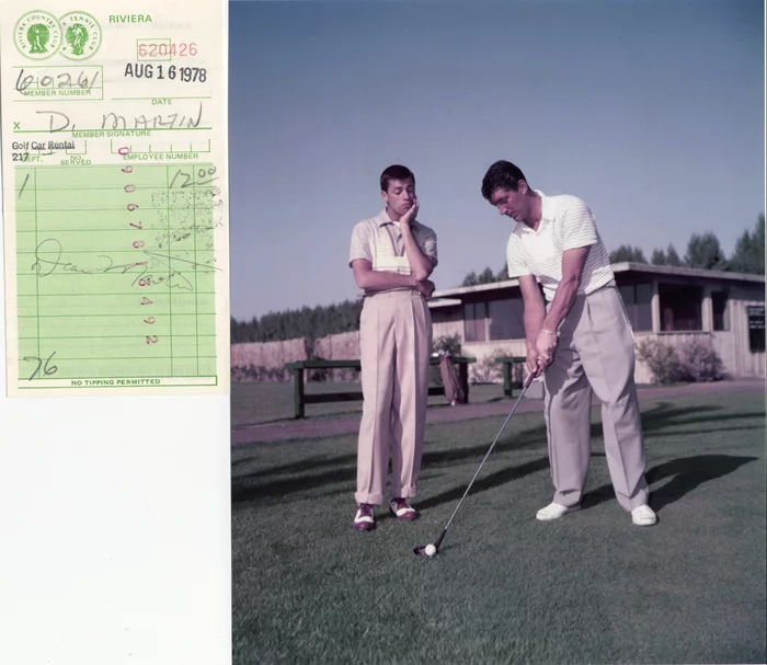 Dean Martin autograph