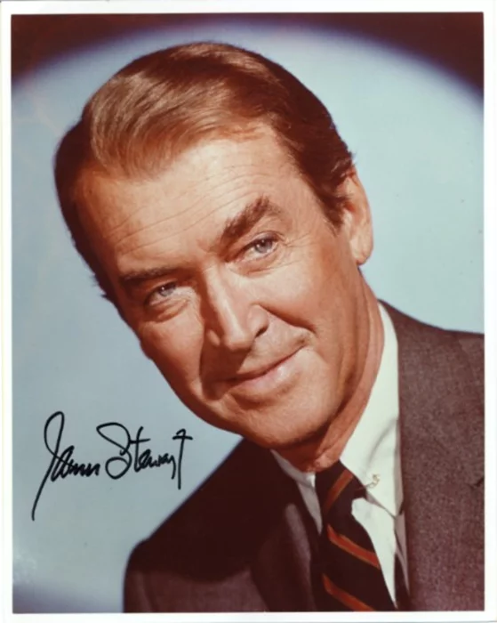 James Stewart autograph