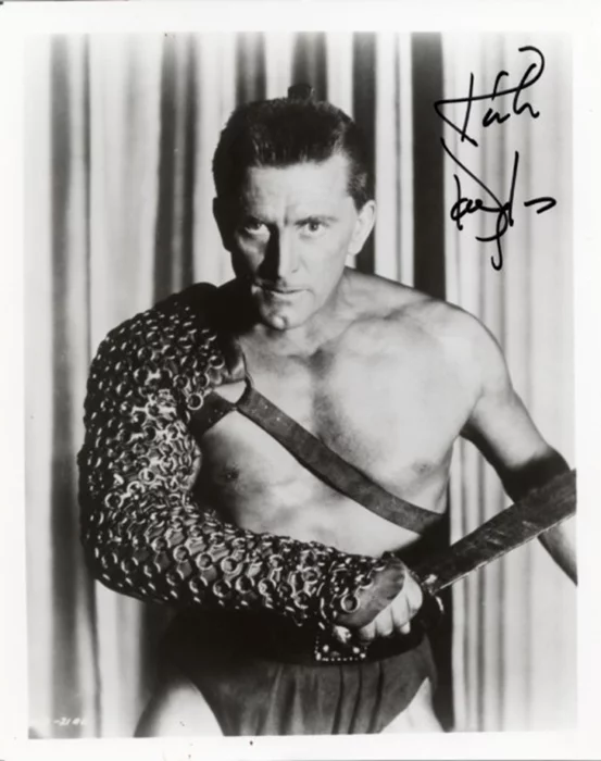 Kirk Douglas autograph
