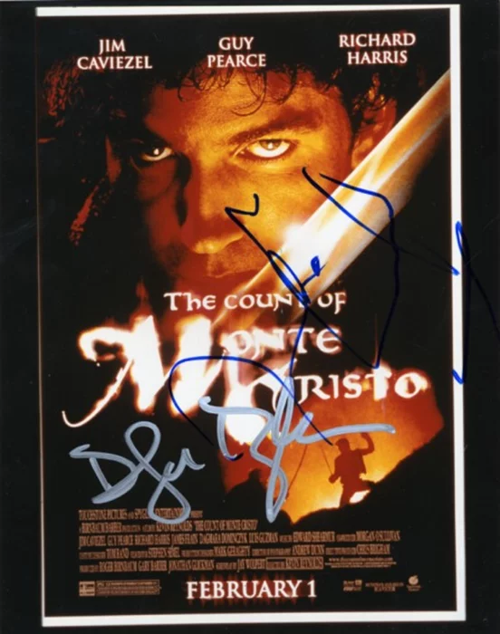 The Count of Monte Cristo autograph