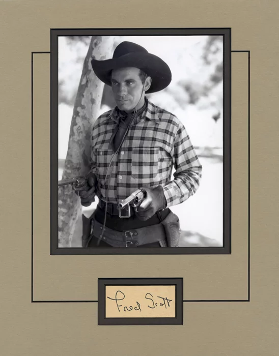 Fred Scott autograph