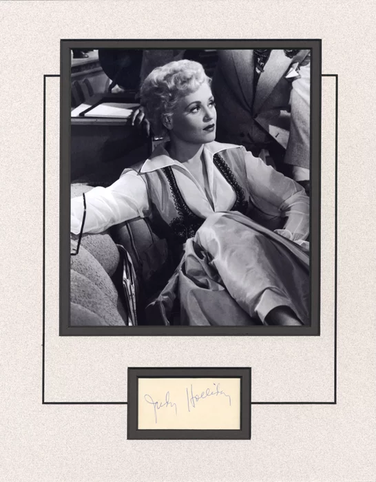 Judy Holliday autograph