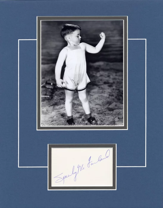 Spanky McFarland autograph