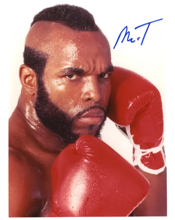Mr. T autograph