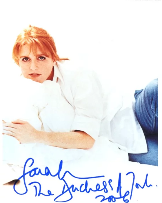 Sarah Ferguson autograph