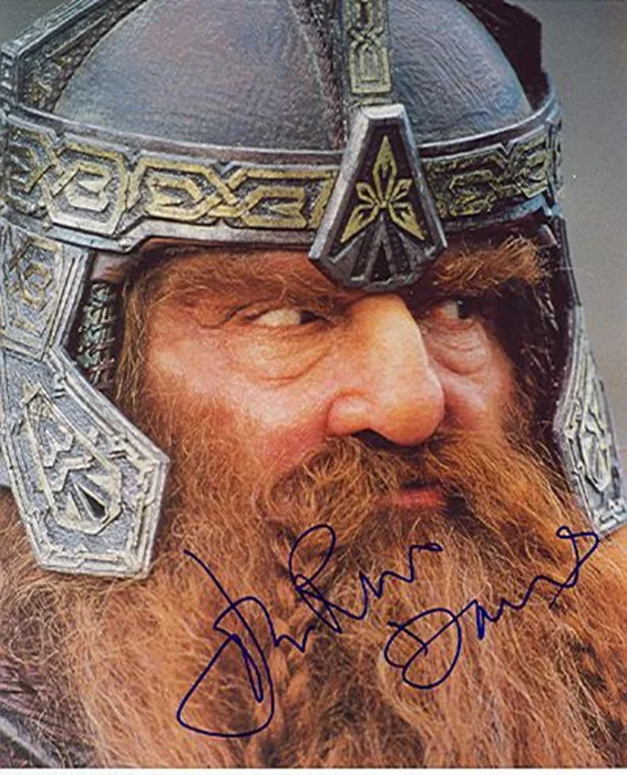 John Rhys-Davies autograph