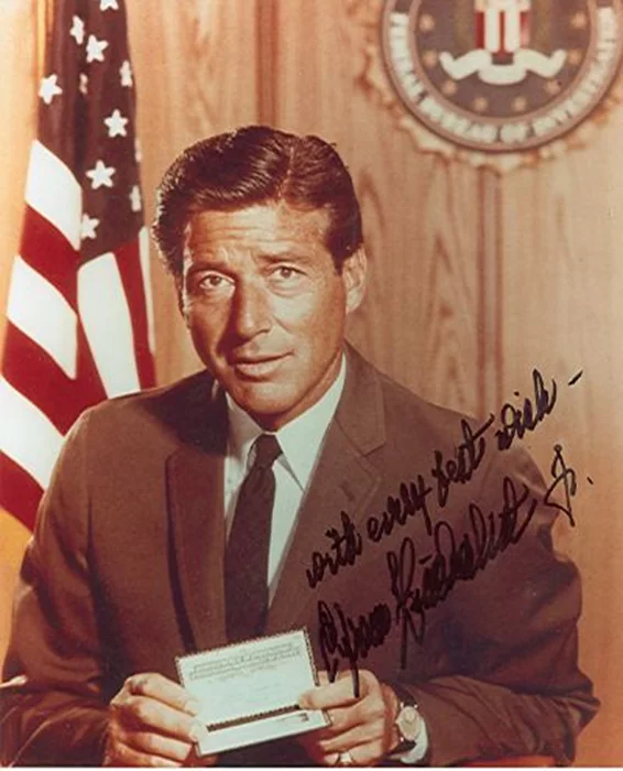 Efrem Zimbalist, Jr. autograph