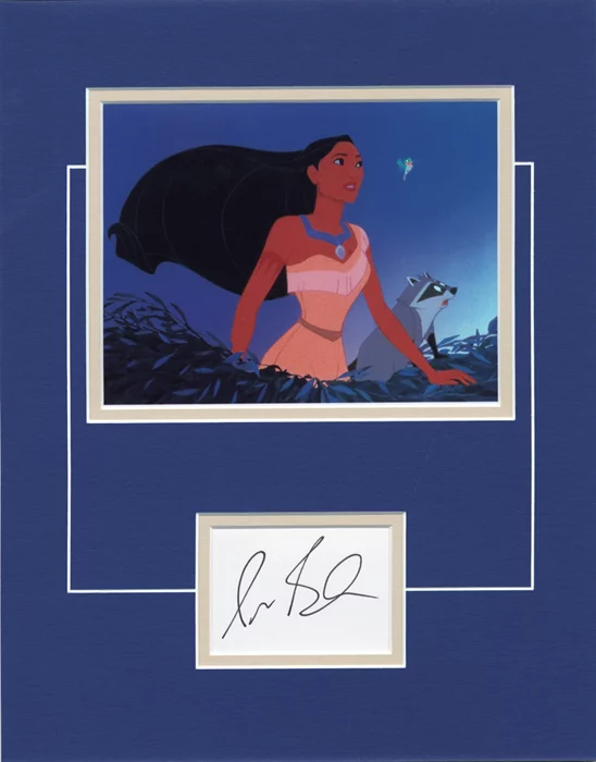 Pocahontas autograph