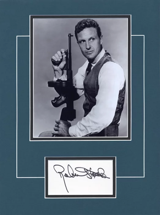 Robert Stack autograph