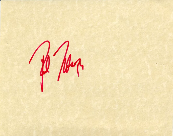 Rick Nelson autograph
