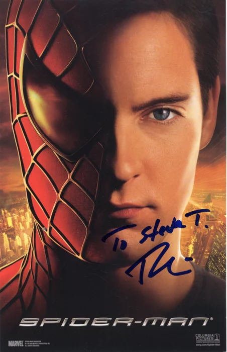 Tobey Maguire autograph