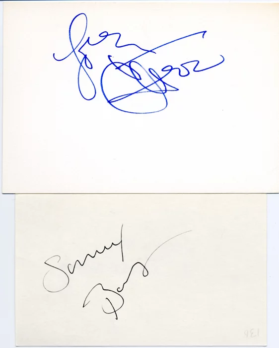 Sonny & Cher autograph