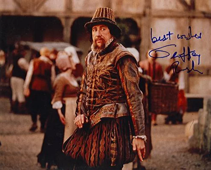 Geoffrey Rush autograph