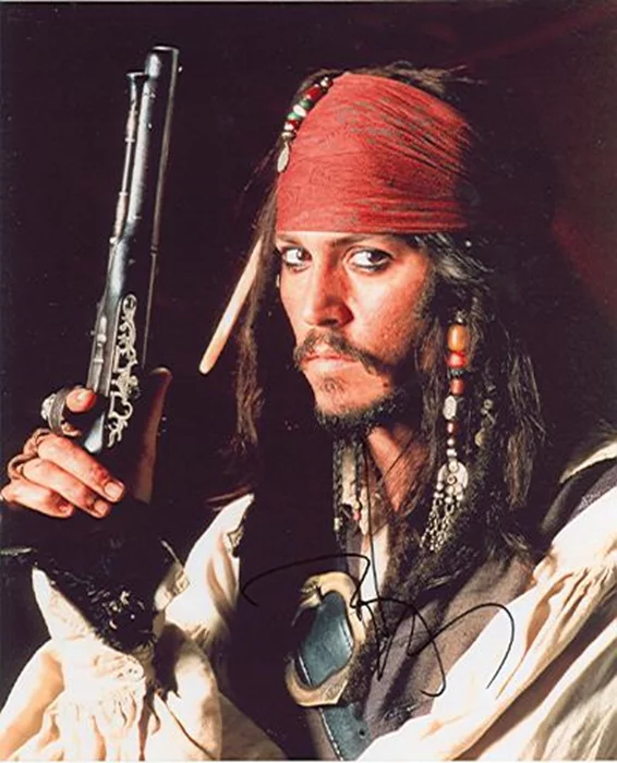 Johnny Depp autograph