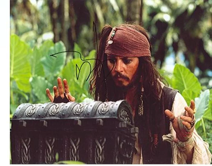 Johnny Depp autograph