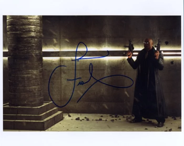 Laurence Fishburne autograph