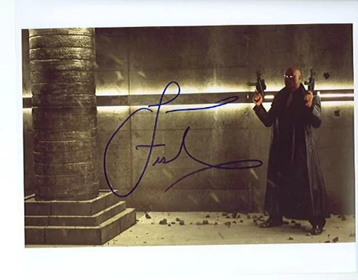 Laurence Fishburne autograph