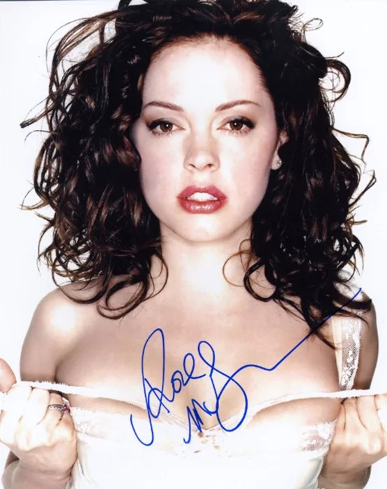 Rose McGowan autograph