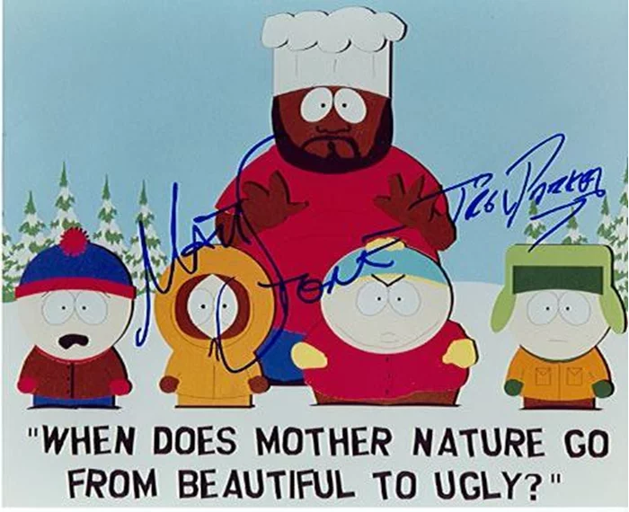 South Park autograph