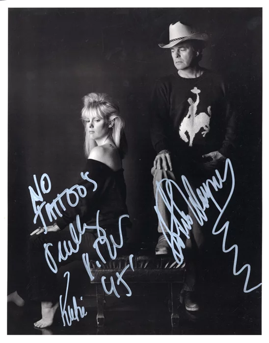 Robert & Katie Wagner autograph