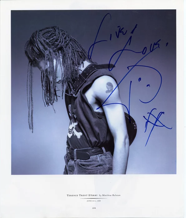 Terence Trent D'Arby autograph