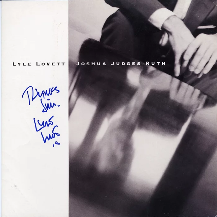 Lyle Lovett autograph