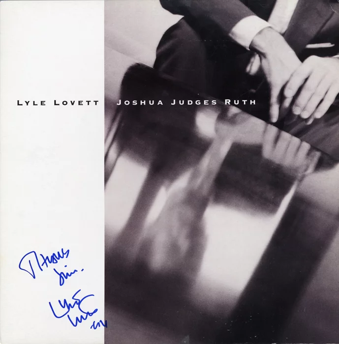 Lyle Lovett autograph
