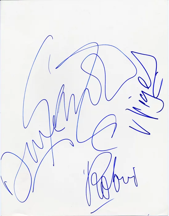 Bush autograph