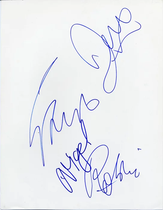 Bush autograph