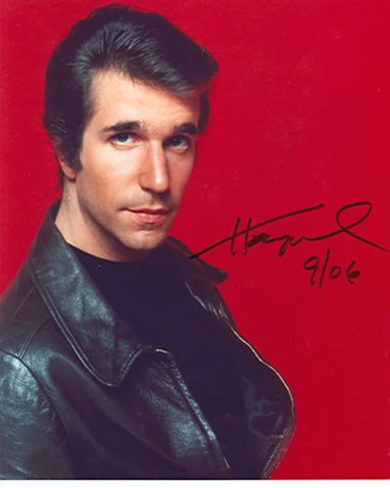 Henry Winkler autograph