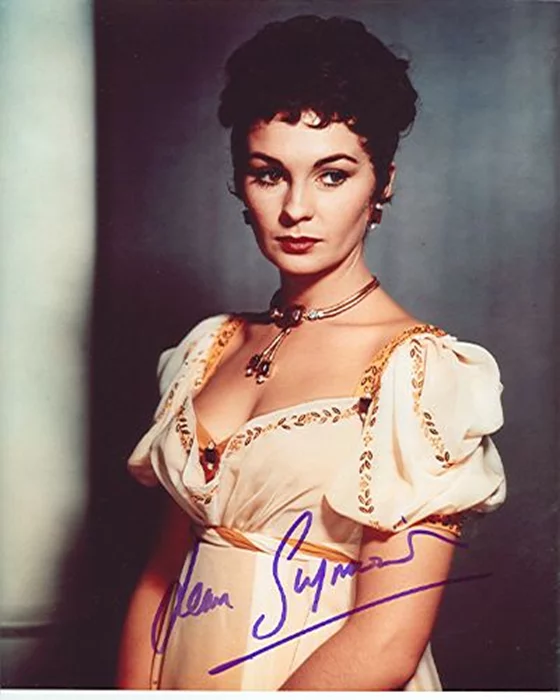 Jean Simmons autograph