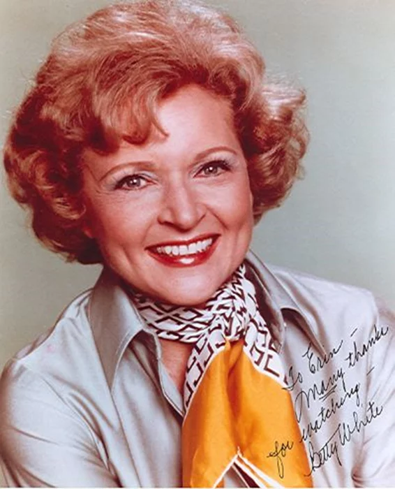 Betty White autograph