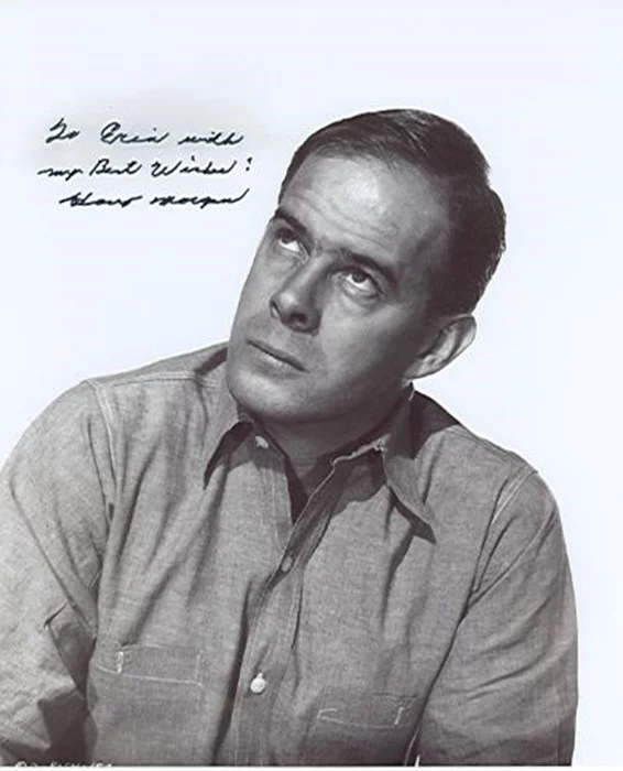 Harry Morgan autograph