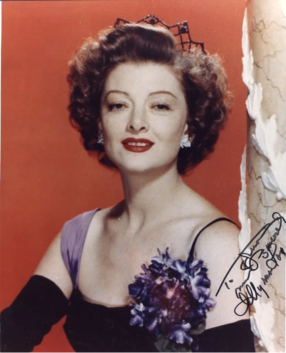 Myrna Loy autograph