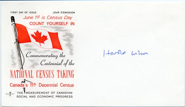Harold Wilson autograph