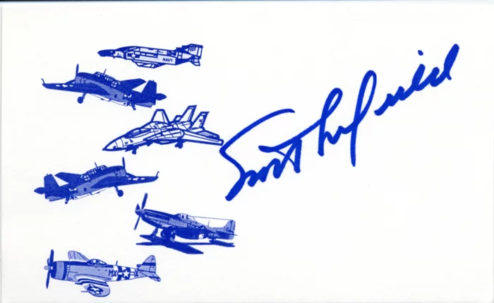 Scott Crossfield autograph