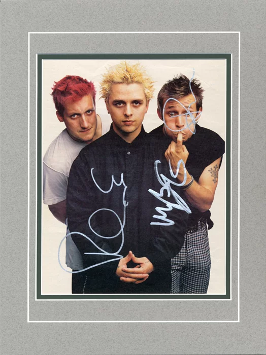 Green Day autograph