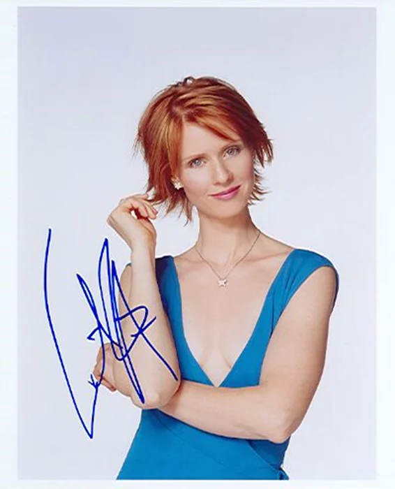 Cynthia Nixon autograph