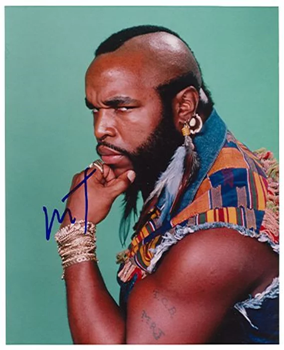 Mr. T autograph