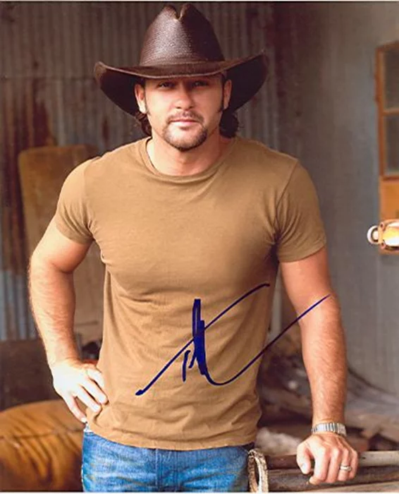 Tim McGraw autograph